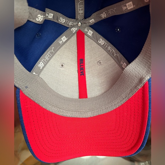 Buffalo Bills NEW w/o tags Embellished Rubber Logo, BILLIEVE Tag NFL Hat - Picture 7 of 7